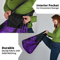 Hawaii Shark Grocery Bag Polynesian Pattern Purple Version LT01 - Polynesian Pride