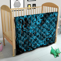 Hawaii Shark Quilt Polynesian Pattern Sky Blue Version LT01 - Polynesian Pride