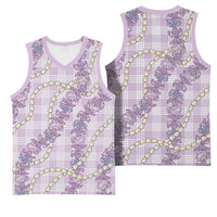 Pua Kalaunu Lei Basketball Jersey Palaka Pattern LT01 - Polynesian Pride