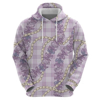 Pua Kalaunu Lei Hoodie Palaka Pattern LT01 - Polynesian Pride
