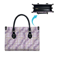 Pua Kalaunu Lei Leather Bag Palaka Pattern LT01 - Polynesian Pride