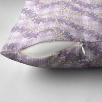 Pua Kalaunu Lei Pillow Cover Palaka Pattern LT01 - Polynesian Pride