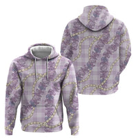 Pua Kalaunu Lei Zip Hoodie Palaka Pattern LT01 - Polynesian Pride