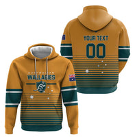 Custom Rugby Australia Hoodie Junior Wallabies Go Champions