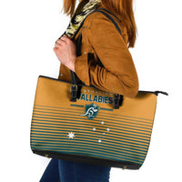 Rugby Australia Leather Tote Bag Junior Wallabies Go Champions