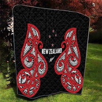 Rugby New Zealand Quilt Baby Black Go Champions