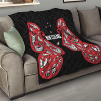 Rugby New Zealand Quilt Baby Black Go Champions