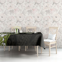 Monstera Plumeria Flowers Olive Green Tablecloth Polynesian Pattern LT01 - Polynesian Pride