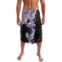 Monstera Plumeria Flowers Purple Lavalava Polynesian Pattern LT01 Purple - Polynesian Pride
