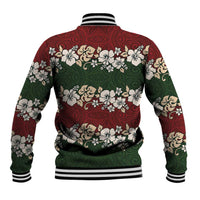 Hawaiian Hibiscus Christmas Color Baseball Jacket Unique LT01 - Polynesian Pride