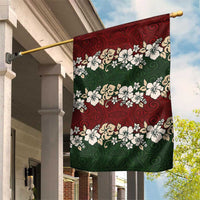 Hawaiian Hibiscus Christmas Color Garden Flag Unique LT01 House Flag Red - Polynesian Pride