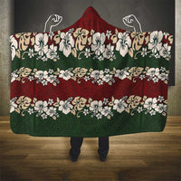 Hawaiian Hibiscus Christmas Color Hooded Blanket Unique LT01 - Polynesian Pride