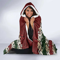Hawaiian Hibiscus Christmas Color Hooded Blanket Unique LT01 - Polynesian Pride