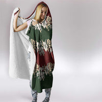 Hawaiian Hibiscus Christmas Color Hooded Blanket Unique LT01 - Polynesian Pride