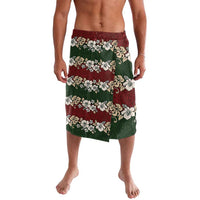 Hawaiian Hibiscus Christmas Color Lavalava Unique LT01 Red - Polynesian Pride