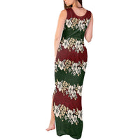 Hawaiian Hibiscus Christmas Color Tank Maxi Dress Unique LT01 - Polynesian Pride