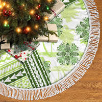 Hawaii Quilt Tree Skirt Kakau Polynesian Pattern Olive Green Version LT01 - Polynesian Pride