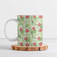 Anthurium Pikake Ti Leaf Palaka Ceramic Mug Green Version LT01 Green - Polynesian Pride