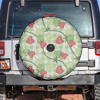 Anthurium Pikake Ti Leaf Palaka Spare Tire Cover Green Version LT01 Green - Polynesian Pride