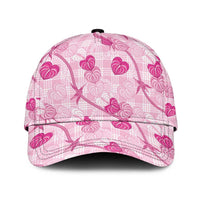 Anthurium Pikake Ti Leaf Palaka Classic Cap Pink Version LT01 Universal Fit Pink - Polynesian Pride