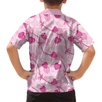 Anthurium Pikake Ti Leaf Palaka Hawaiian Shirt Pink Version