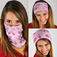 Anthurium Pikake Ti Leaf Palaka Neck Gaiter Pink Version LT01 - Polynesian Pride