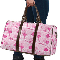 Anthurium Pikake Ti Leaf Palaka Travel Bag Pink Version LT01 - Polynesian Pride
