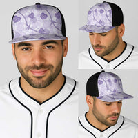 Anthurium Pikake Ti Leaf Palaka Baseball Net Cap Purple Version