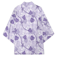 Anthurium Pikake Ti Leaf Palaka Kimono Purple Version