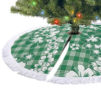 Hibiscus Pakala Emerald Green Tree Skirt Tropical Floral Stylized LT01 - Polynesian Pride