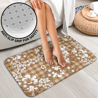 Hibiscus Pakala Bronze Brown Bathroom Set Tropical Floral Stylized - Polynesian Pride