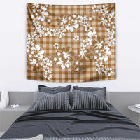 Hibiscus Pakala Bronze Brown Tapestry Tropical Floral Stylized - Polynesian Pride