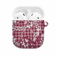 Hibiscus Pakala Royal Magenta AirPods Case Tropical Floral Stylized LT01 Magenta - Polynesian Pride