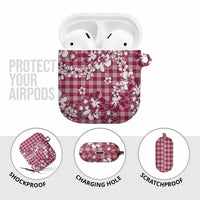 Hibiscus Pakala Royal Magenta AirPods Case Tropical Floral Stylized LT01 - Polynesian Pride