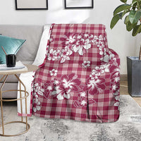 Hibiscus Pakala Royal Magenta Blanket Tropical Floral Stylized LT01 - Polynesian Pride