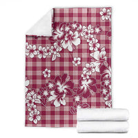 Hibiscus Pakala Royal Magenta Blanket Tropical Floral Stylized LT01 - Polynesian Pride
