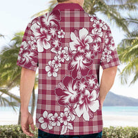 Hibiscus Pakala Royal Magenta Hawaiian Shirt Tropical Floral Stylized - Polynesian Pride