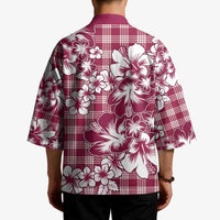 Hibiscus Pakala Royal Magenta Kimono Tropical Floral Stylized - Polynesian Pride