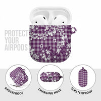 Hibiscus Pakala Sweetie Purple AirPods Case Tropical Floral Stylized LT01 - Polynesian Pride