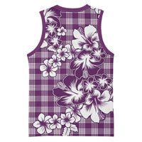 Hibiscus Pakala Sweetie Purple Basketball Jersey Tropical Floral Stylized LT01 - Polynesian Pride