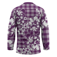 Hibiscus Pakala Sweetie Purple Hockey Jersey Tropical Floral Stylized LT01 - Polynesian Pride