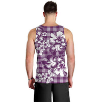 Hibiscus Pakala Sweetie Purple Men Tank Top Tropical Floral Stylized LT01 - Polynesian Pride