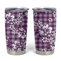 Hibiscus Pakala Sweetie Purple Tumbler Cup Tropical Floral Stylized - Polynesian Pride