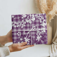 Hibiscus Pakala Sweetie Purple Wrapping Paper Tropical Floral Stylized LT01 - Polynesian Pride