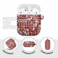 Hibiscus Pakala Fantasy Red AirPods Case Tropical Floral Stylized LT01 - Polynesian Pride