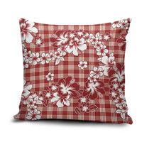 Hibiscus Pakala Fantasy Red Pillow Cover Tropical Floral Stylized - Polynesian Pride