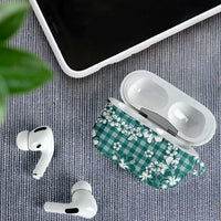 Hibiscus Pakala Aqua Teal AirPods Case Tropical Floral Stylized LT01 - Polynesian Pride