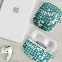 Hibiscus Pakala Aqua Teal AirPods Case Tropical Floral Stylized LT01 - Polynesian Pride