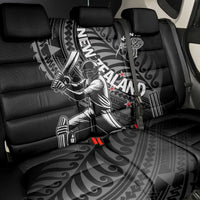 New Zealand Cricket Back Car Seat Cover Maori Kiwi Black Fern