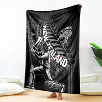 New Zealand Cricket Blanket Maori Kiwi Black Fern LT01 - Polynesian Pride